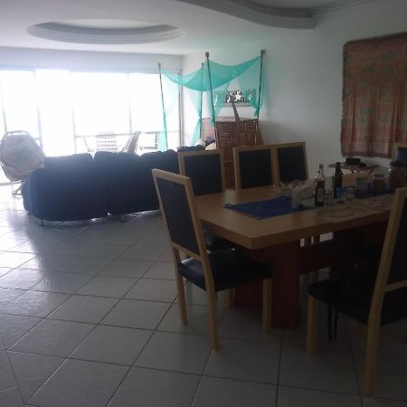 Apto enorme pé na areia, vista linda c/ academia e sauna Guarujá Extérieur photo