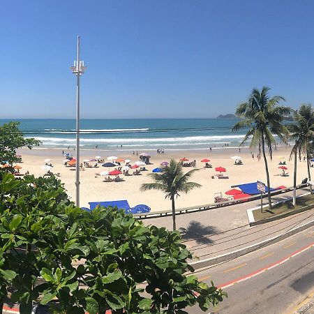 Apto enorme pé na areia, vista linda c/ academia e sauna Guarujá Extérieur photo