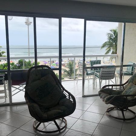 Apto enorme pé na areia, vista linda c/ academia e sauna Guarujá Extérieur photo