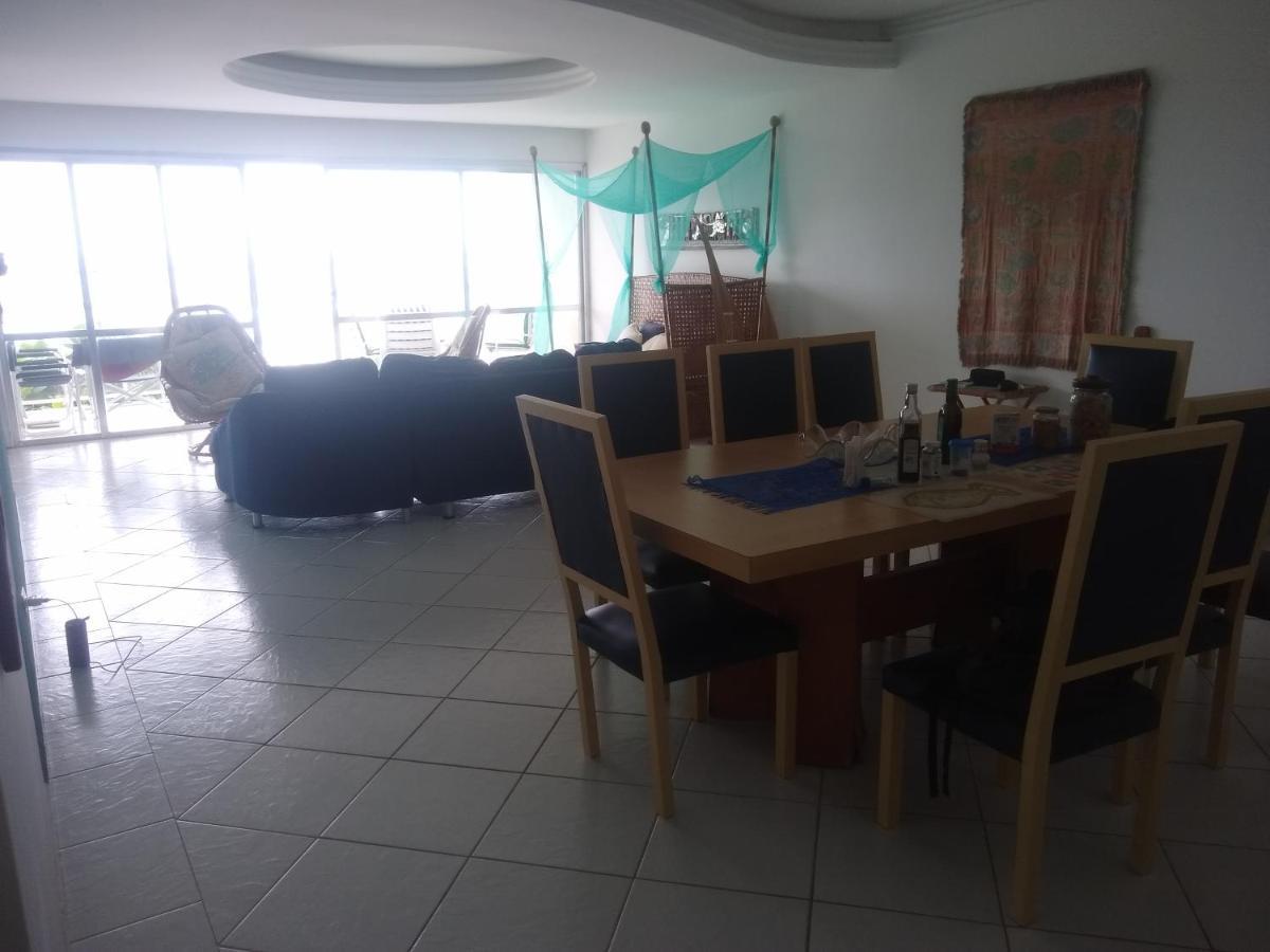 Apto enorme pé na areia, vista linda c/ academia e sauna Guarujá Extérieur photo